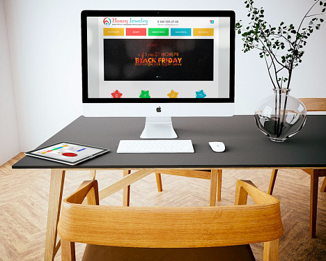 Создание сайта для магазина бижутерии