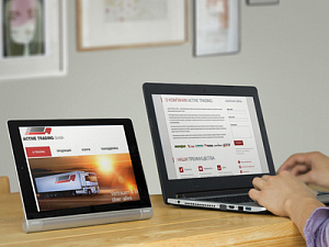 Создание сайта для производственно-торгово-логистической компаии