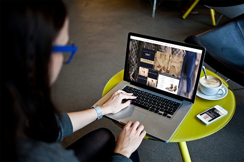 Создание сайта для модного бренда одежды Ruban