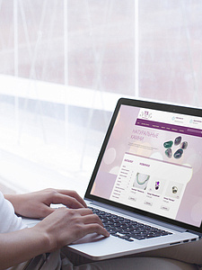 Создание сайта для интернет-магазина авторских украшений и натуральных камней